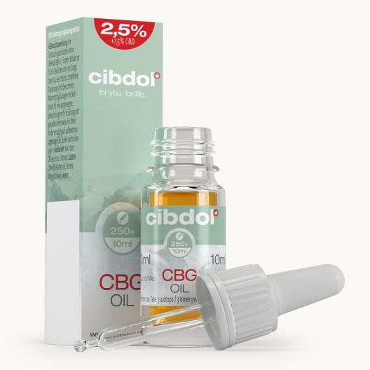 Ulei cu 2,5% CBG & 2,5% CBD