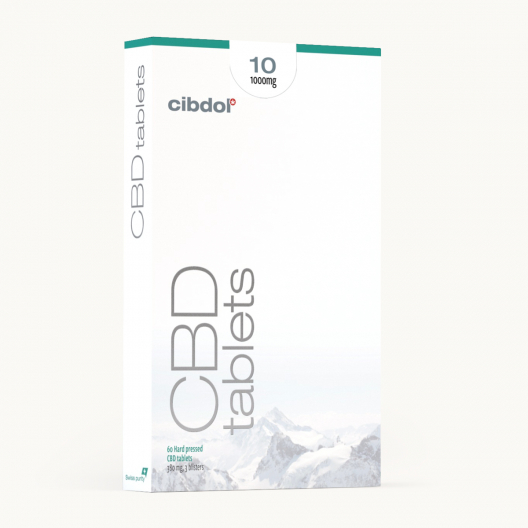 Tablete cu CBD 10% (1000 mg)
