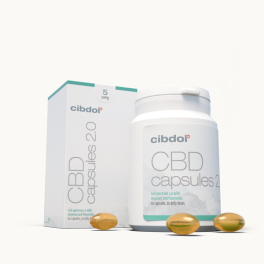Capsule gelatinoase CBD 5% (500mg)