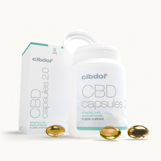 Capsule gelatinoase CBD 5% (500mg)