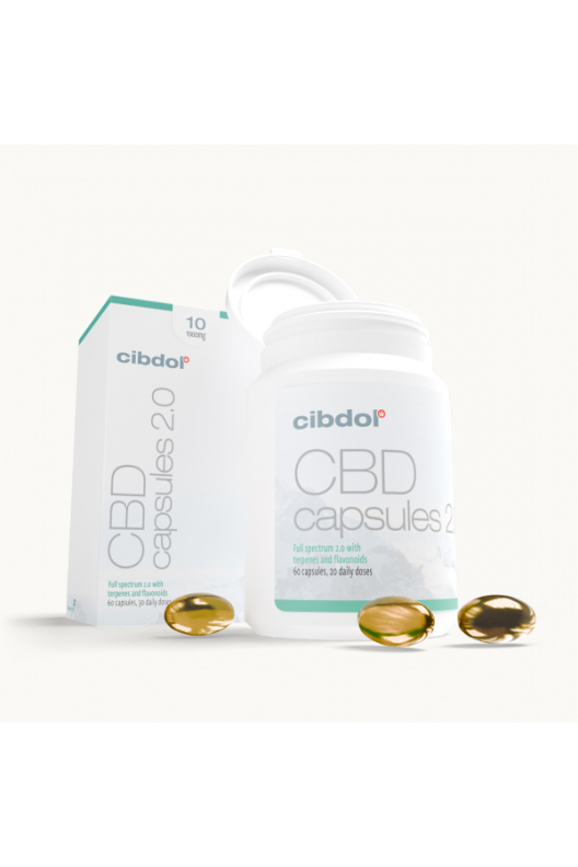 Capsule gelatinoase CBD 10% (1000mg)