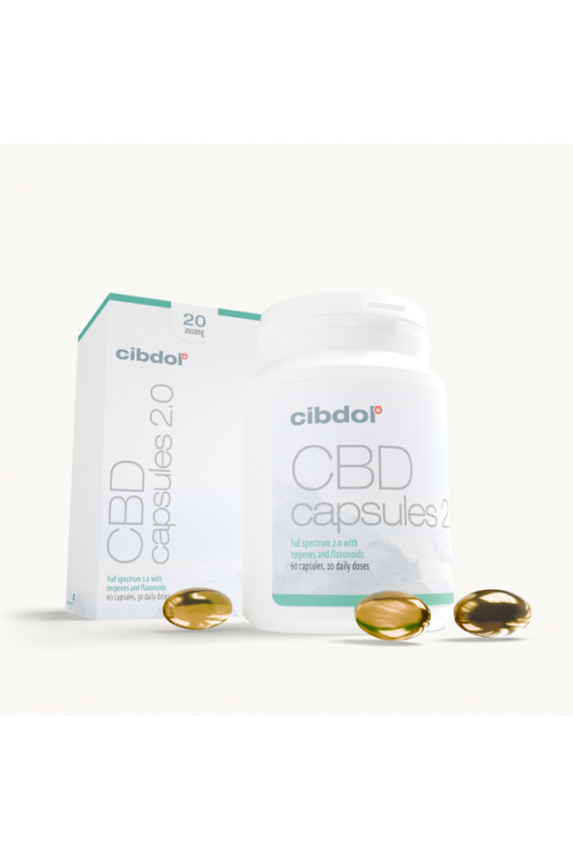 Capsule gelatinoase CBD 20% (2000mg)
